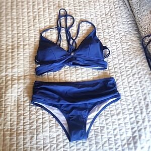 Cider Dusty Blue Bikini, M